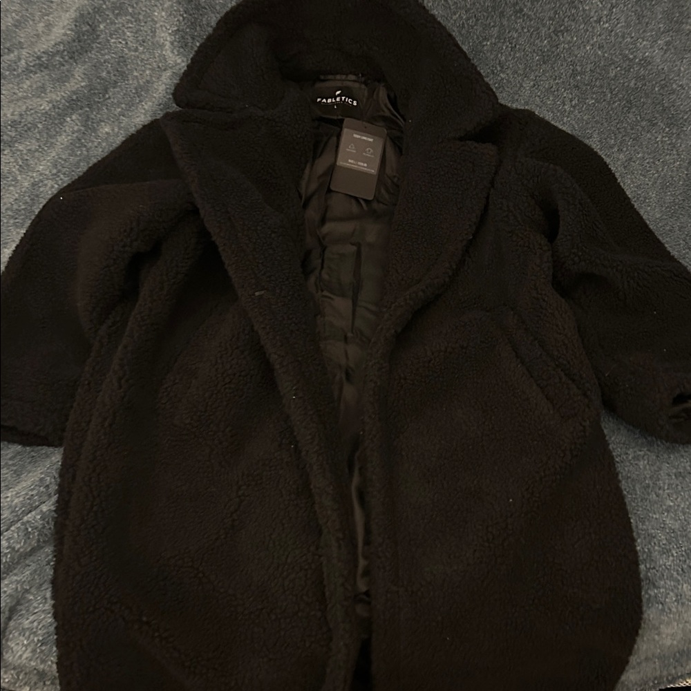 Fabletics Black Fleece Jacket